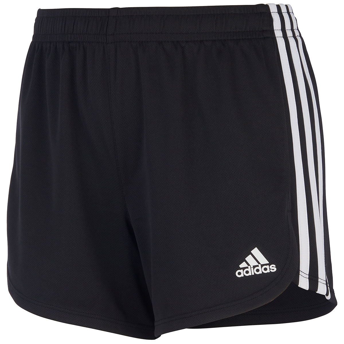 Adidas Girls' 3-Stripe Mesh Shorts