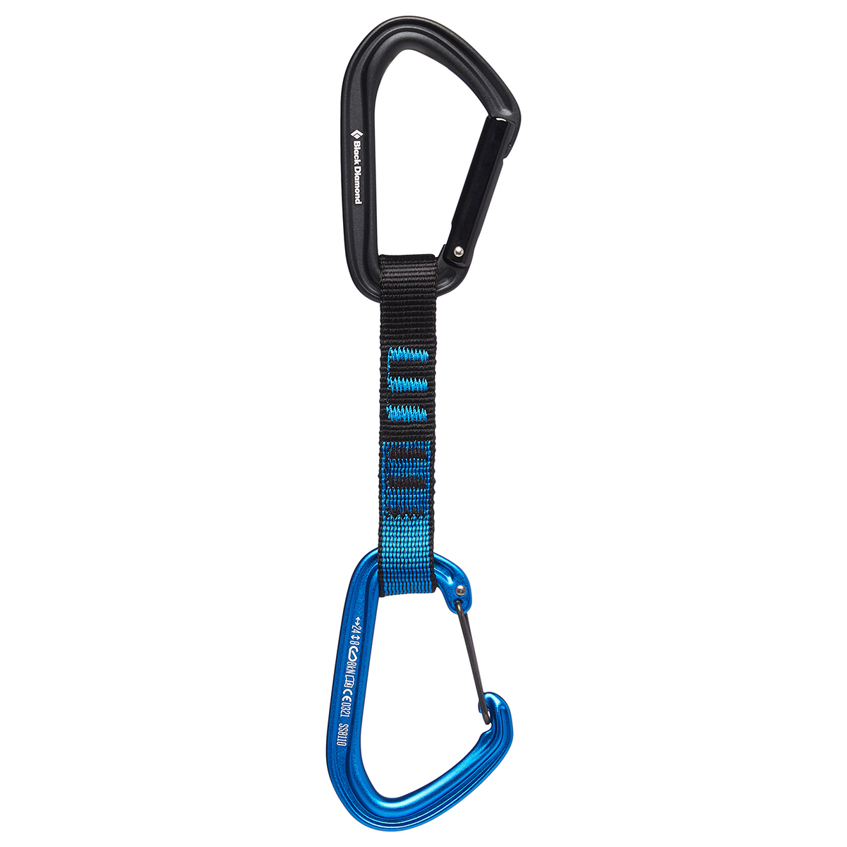 Black Diamond Hotforge Hybrid Quickdraw 12Cm Carabiner