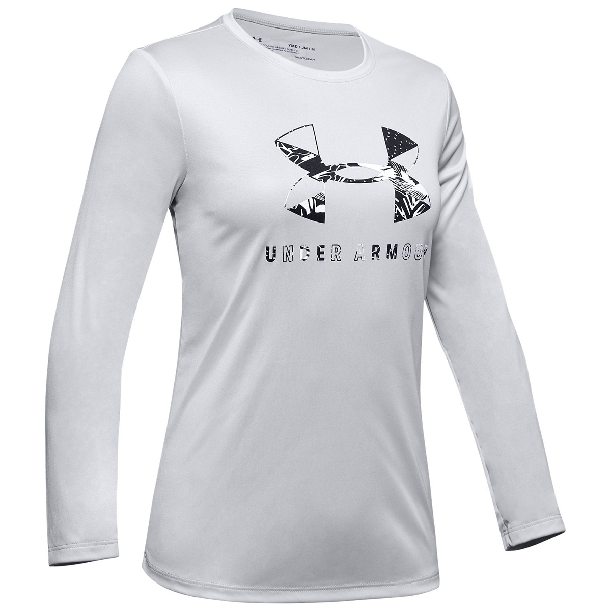 Under Armour Girls' Ua Tech Big Logo Long-Sleeve Tee