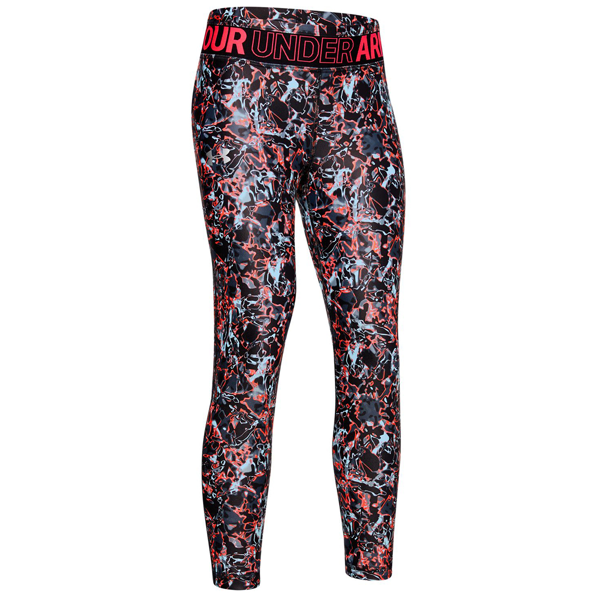 Under Armour Girls' Heatgear Printed Crop Capri