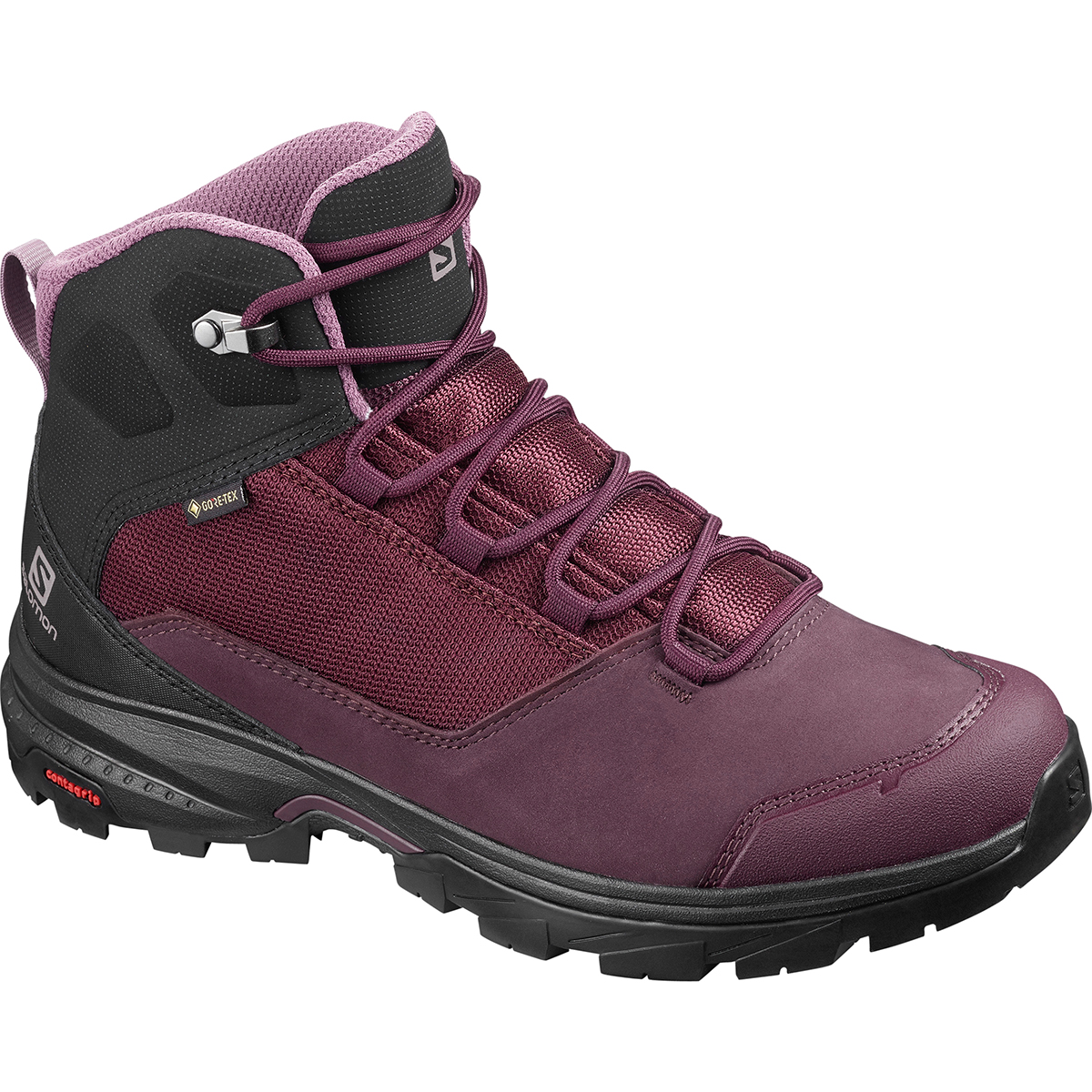 Salomon Women's Outward Gtx Waterproof Hiking Boots - Size 10