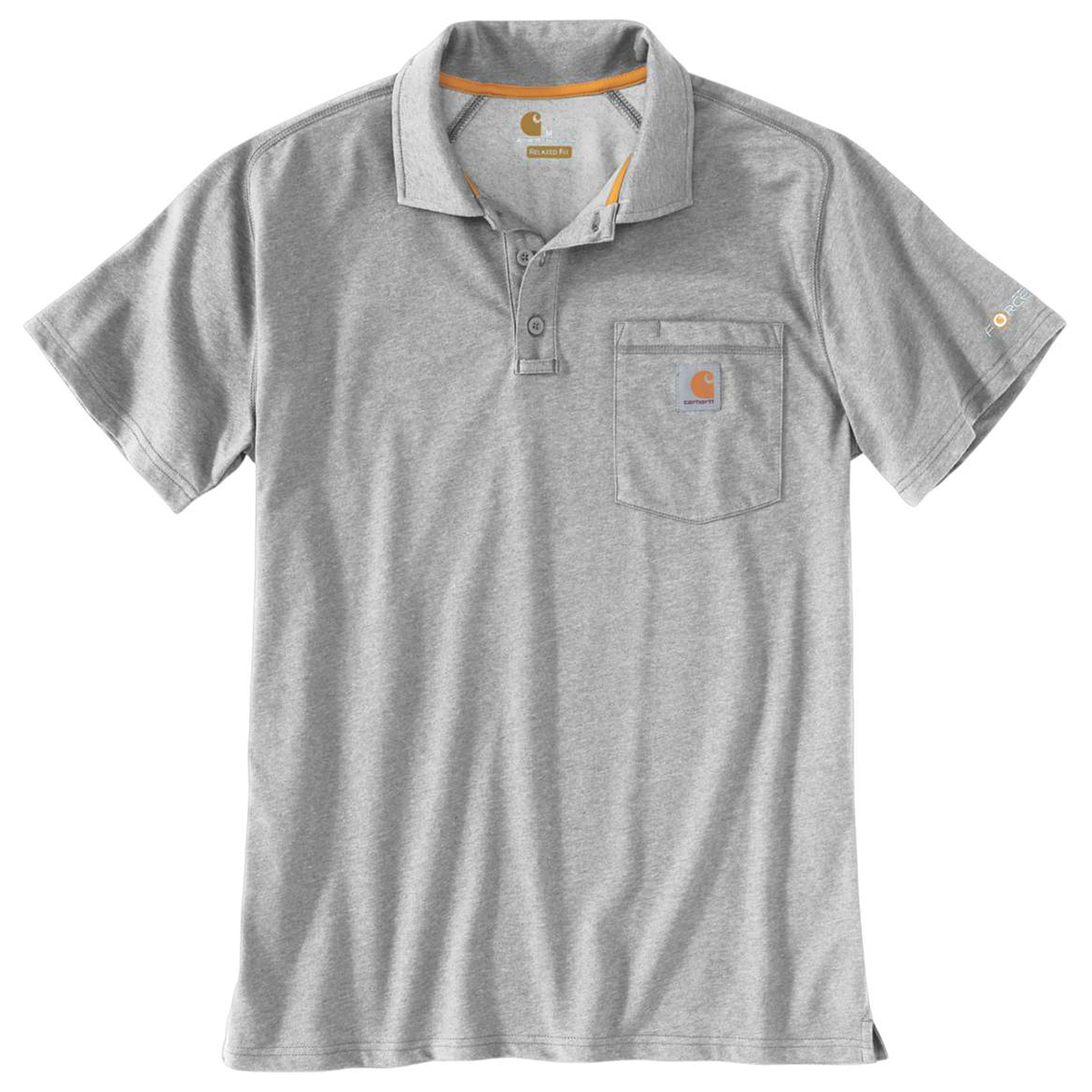 Carhartt Men's Force Relaxed Fit Midweight Short-Sleeve Pocket Polo