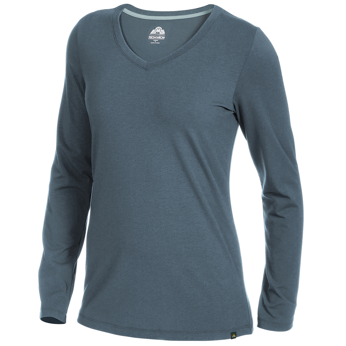EMS Women's Vital Peak Long-Sleeve V-Neck Tee - Size M