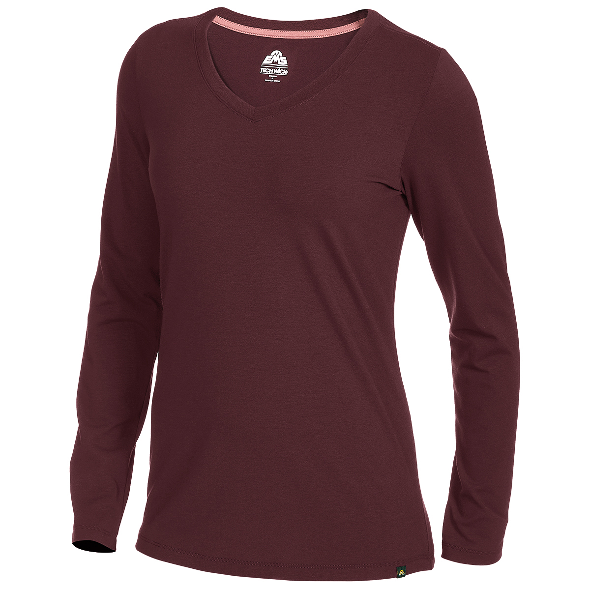 EMS Women's Vital Peak Long-Sleeve V-Neck Tee - Size XXL