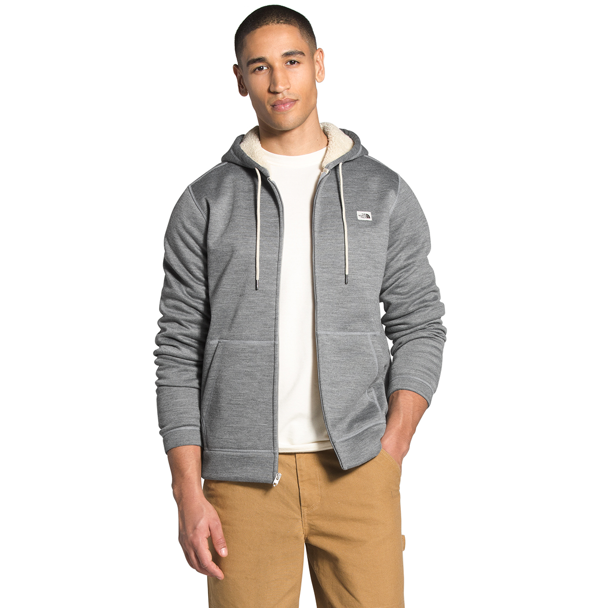 The North Face Men's Sherpa Patrol Full Zip Hoodie - Size L