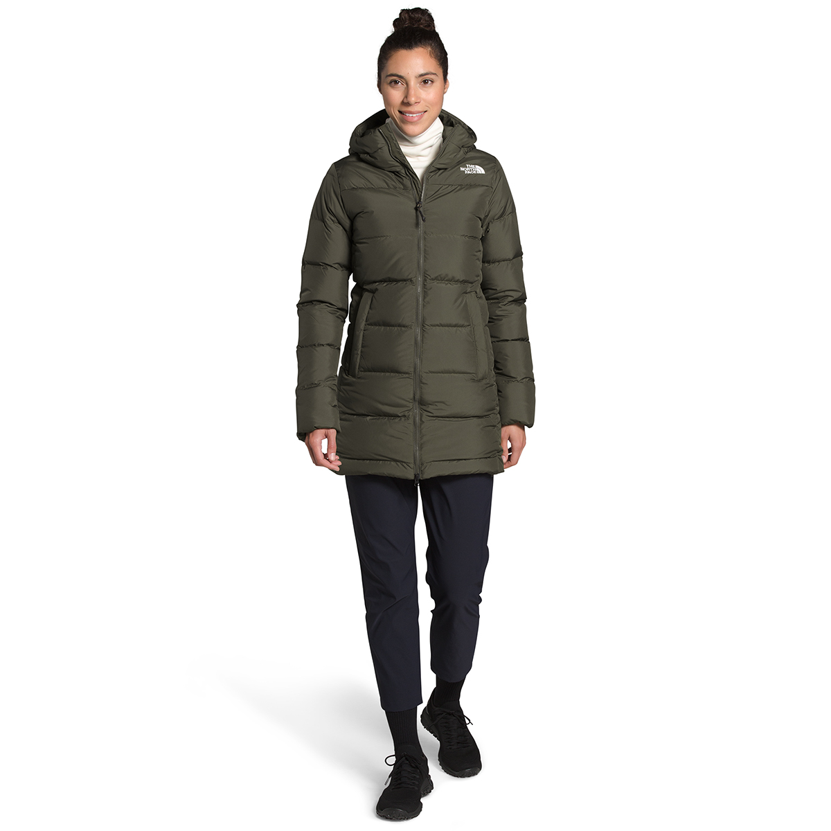 Le parka matelassé 3/4 Gotham, The North Face, Anoraks et Parkas pour  Femme Automne-Hiver 2019