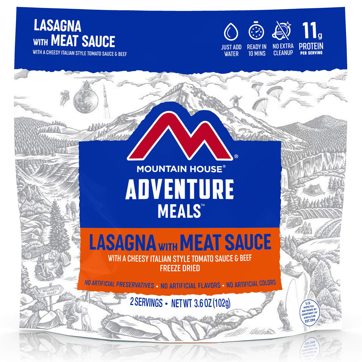 Mountain House Lasagna With Meat Sauce Freeze-Dried Meal