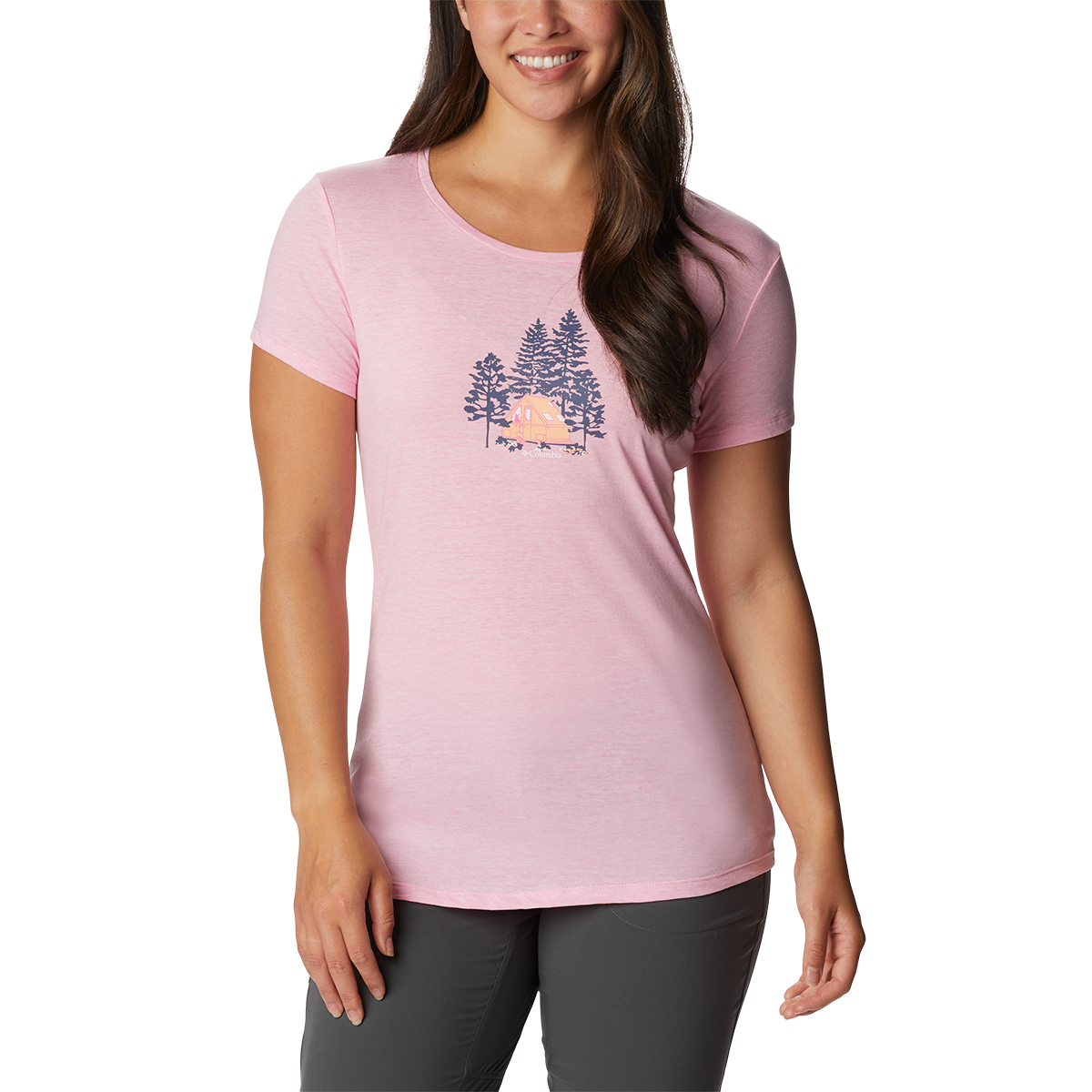 Columbia Women's Daisy Days Short Sleeve Graphic Tee - Size M