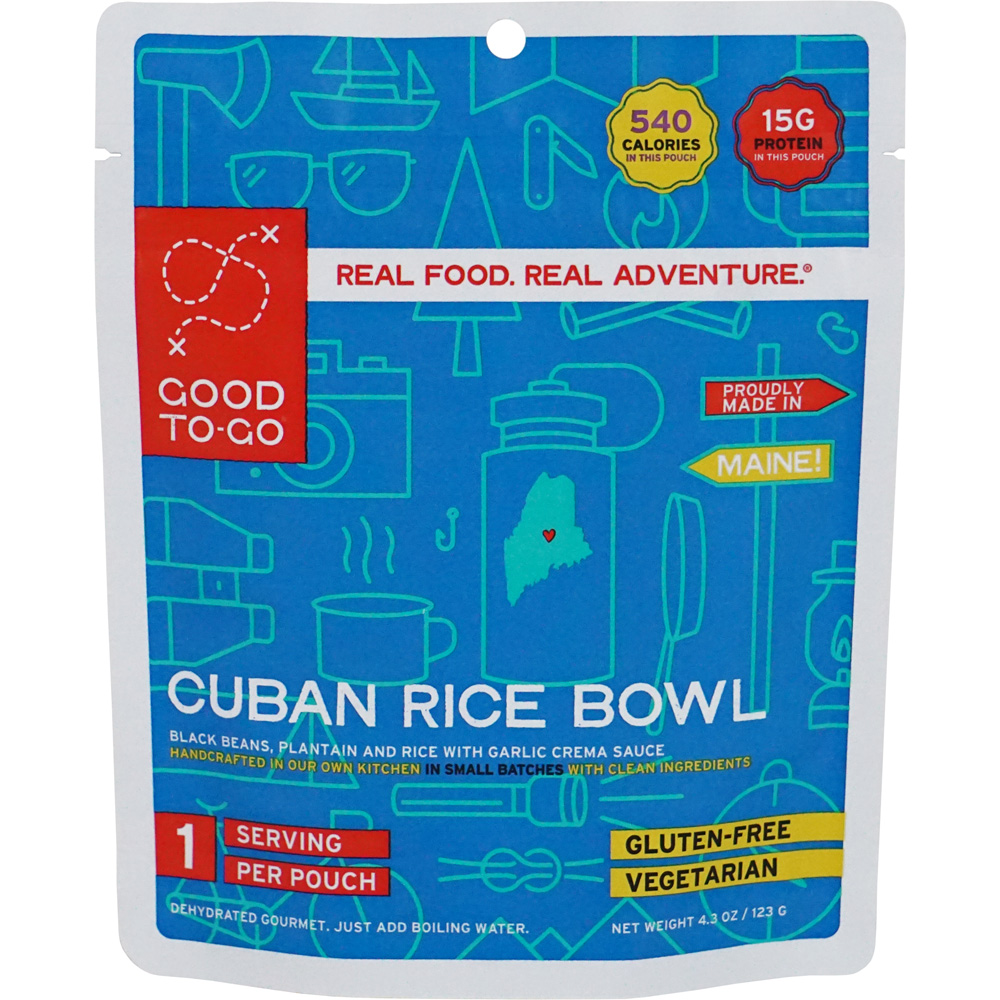 Good To Go Cuban Rice Bowl Dehydrated Food