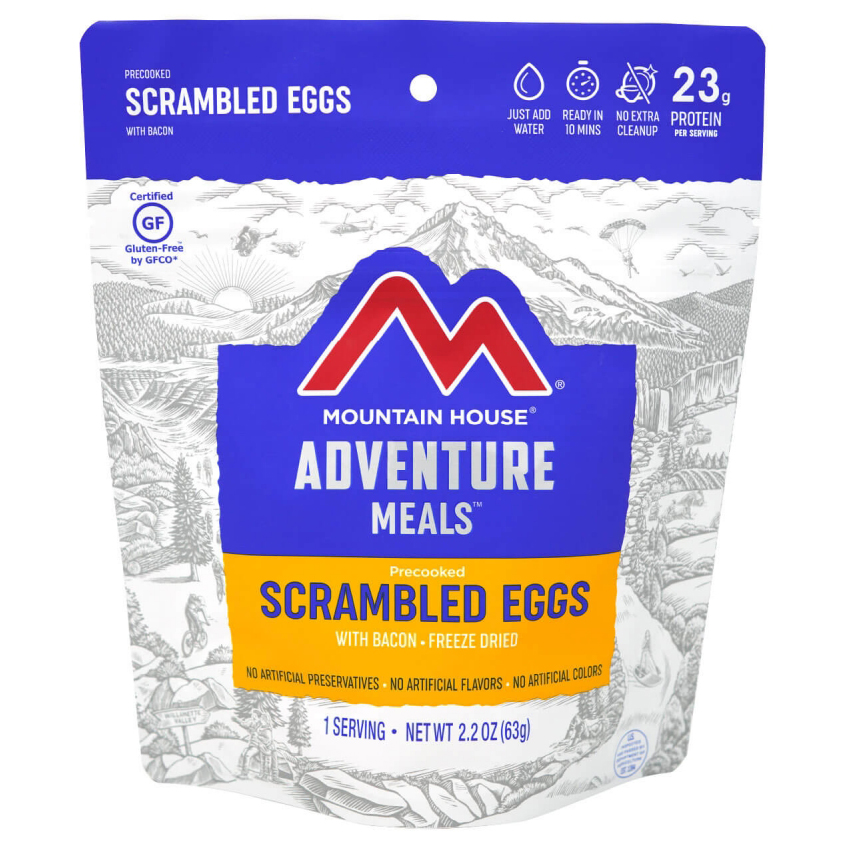 Mountain House Scrambled Eggs With Bacon Freeze-Dried Meal