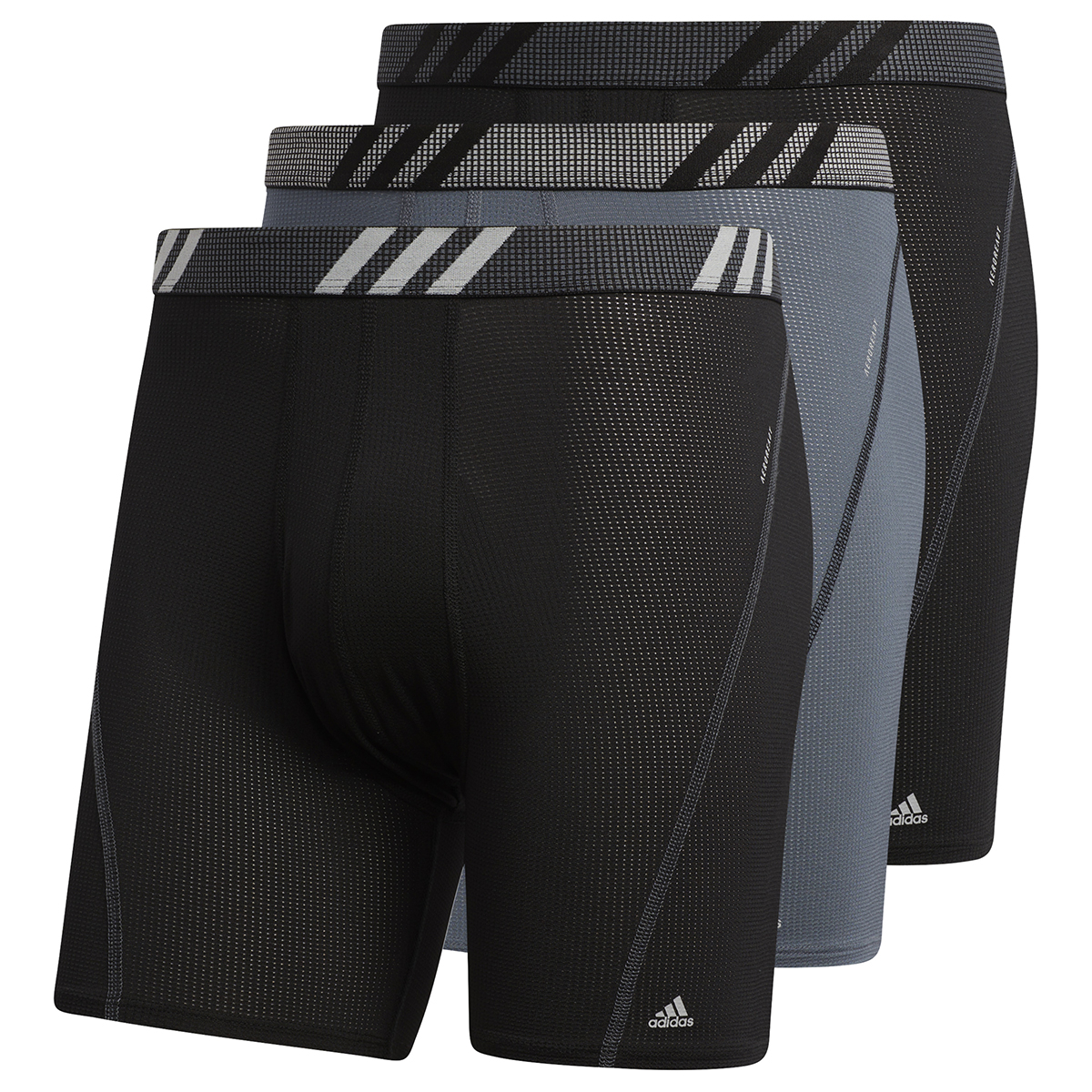 Adidas Men's Sport Performance Mesh Boxer Brief, 3 Pack