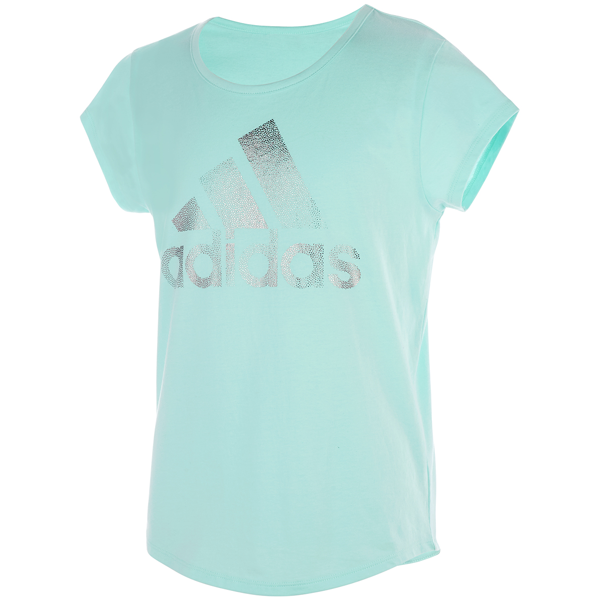 Adidas Girls' Short Sleeve Scoop Neck Tee