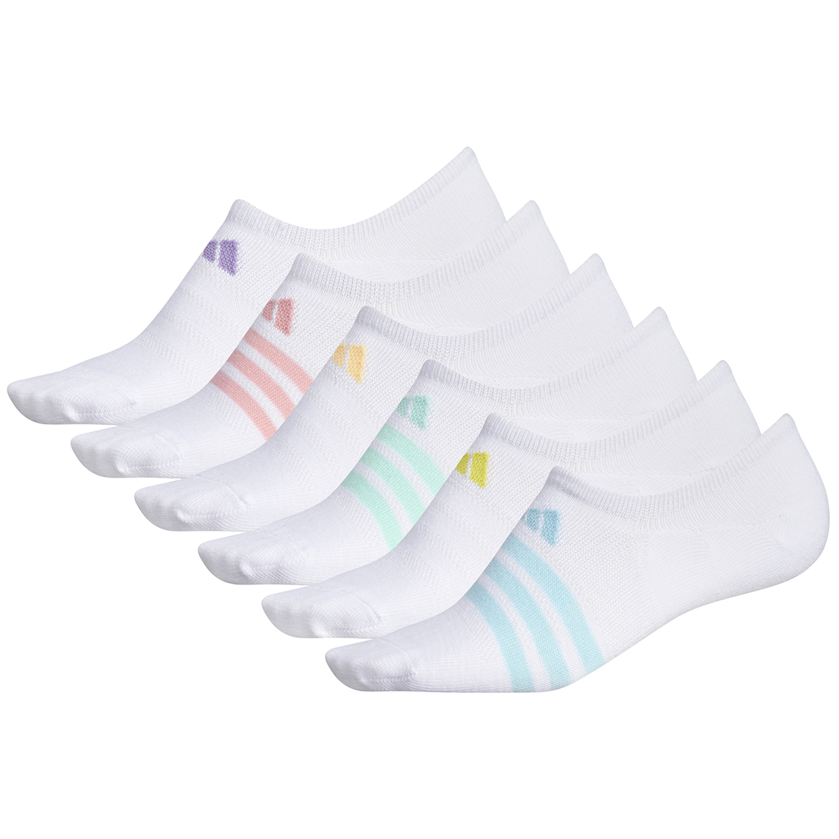 Adidas Women's Superlite No Show Socks, 6 Pack