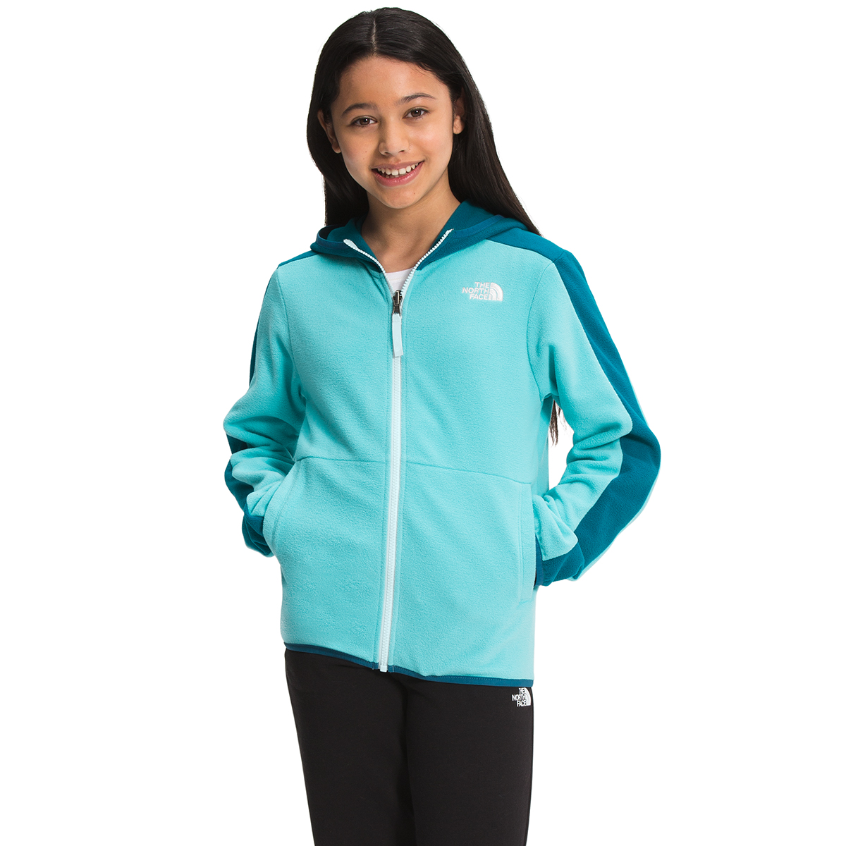 The North Face Kids' Glacier Full Zip Hoodie - Size XL