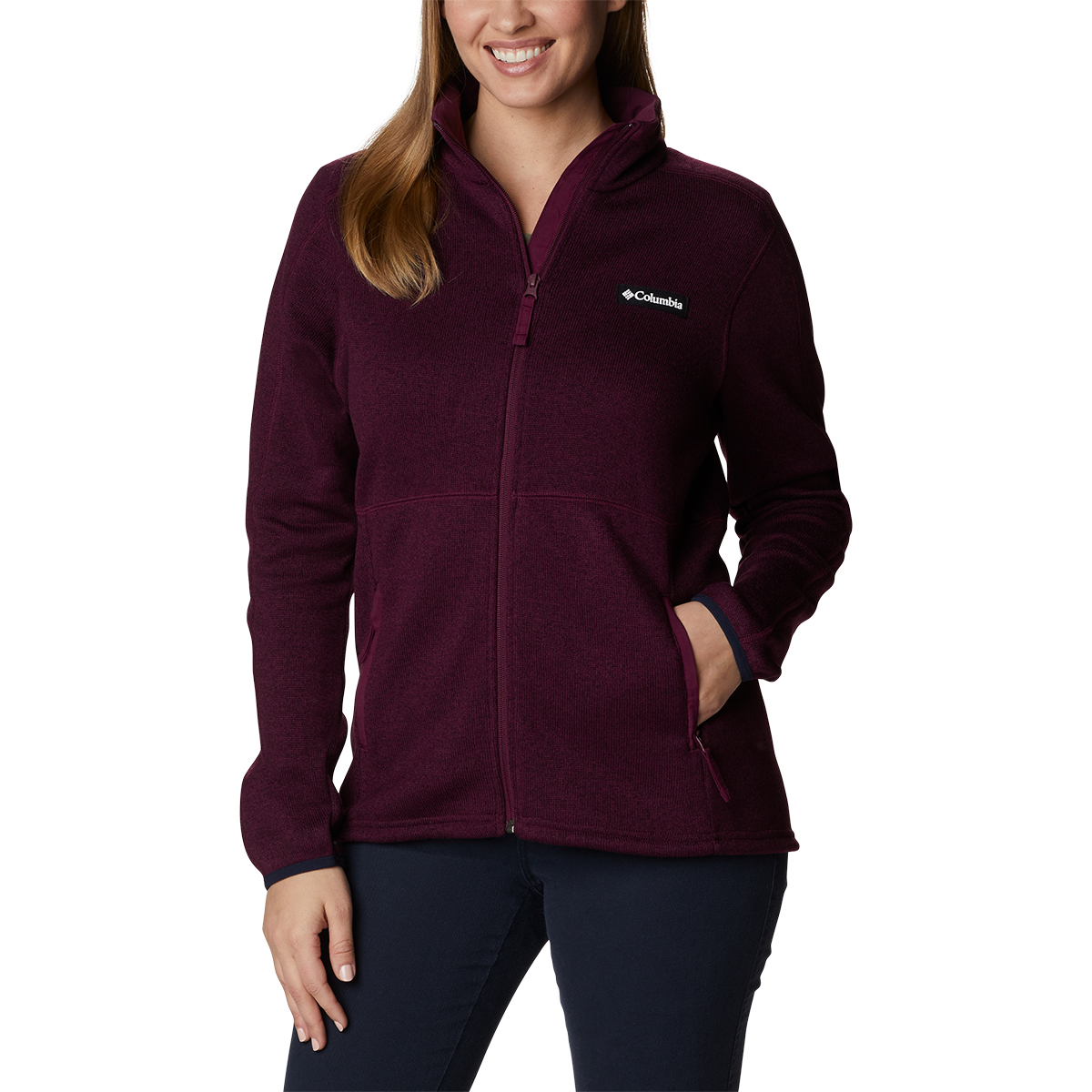 Columbia Women’s Sweater Weather Fleece Full Zip Jacket – Size L