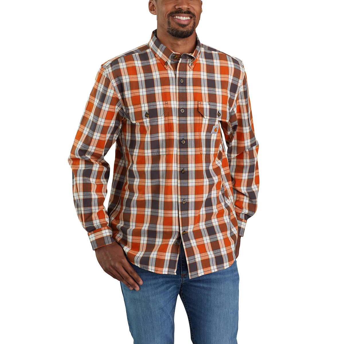 Carhartt Men's Midweight Chambray Long-Sleeve Shirt