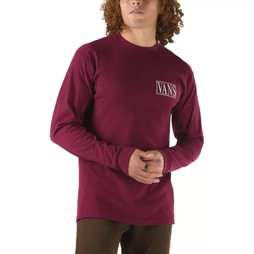 Vans Guys' Red Box Long Sleeve Tee