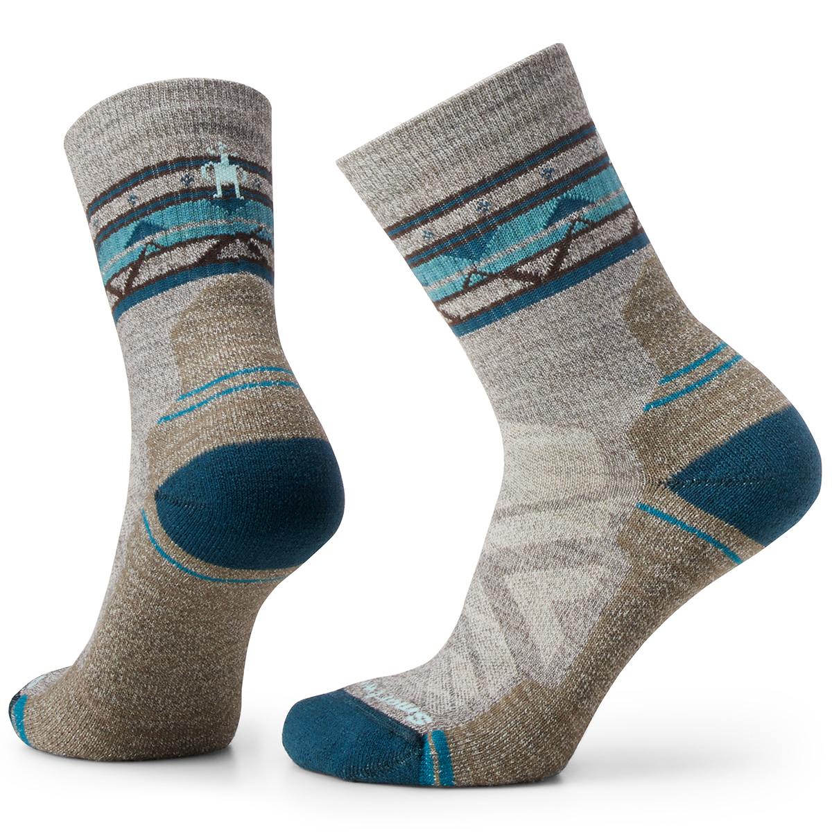 Smartwool Women's Hike Light Cushion Zig Zag Valley Mid Crew Socks