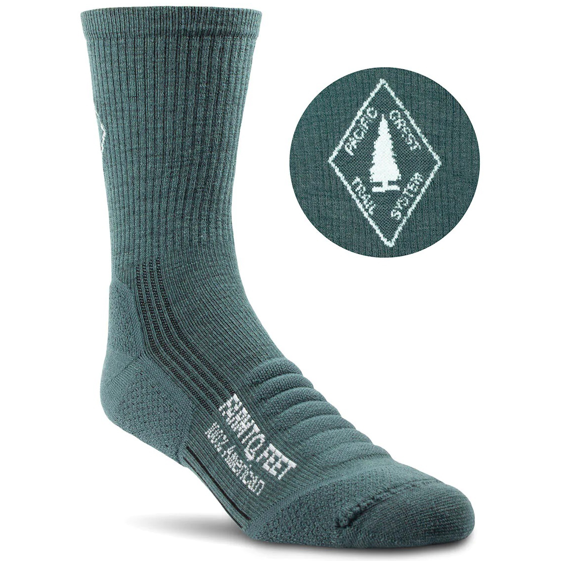 Farm To Feet Men’s Chester 3/4 Crew Light Targeted Cushion Socks