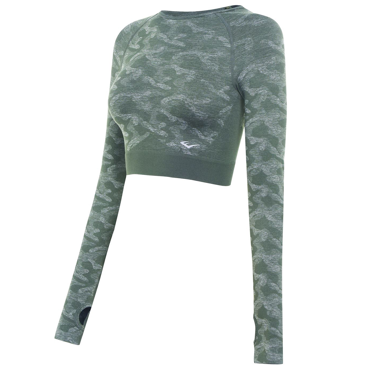 Everlast Women's Camo Long Sleeve Crop Top