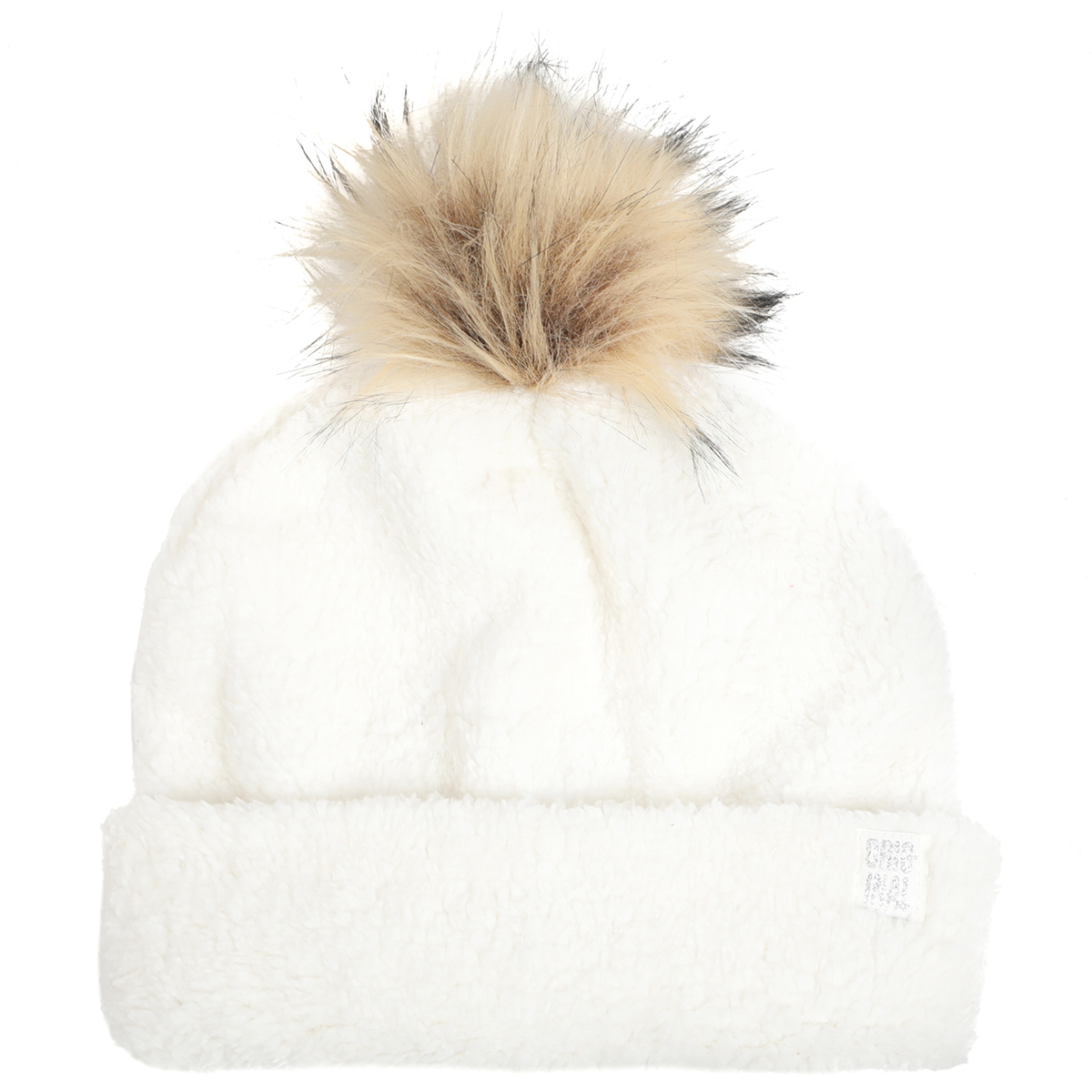 Nolan Kids' Sherpa Cuff Hat W/ Faux Fur Lining