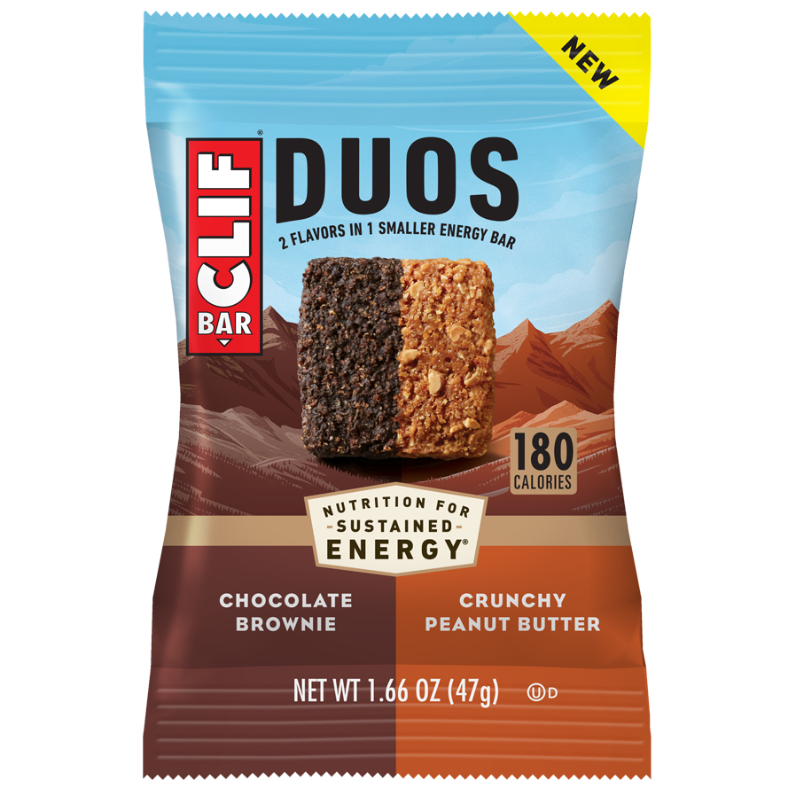 Clif Bar Duos Chocolate Brownie + Crunchy Peanut Butter