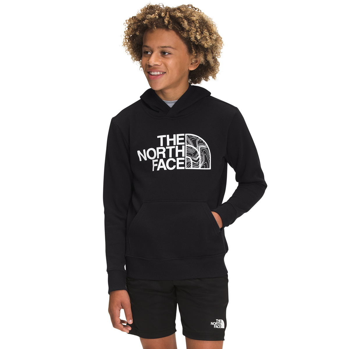 The North Face Boys Camp Fleece Pullover Hoodie - Size XL