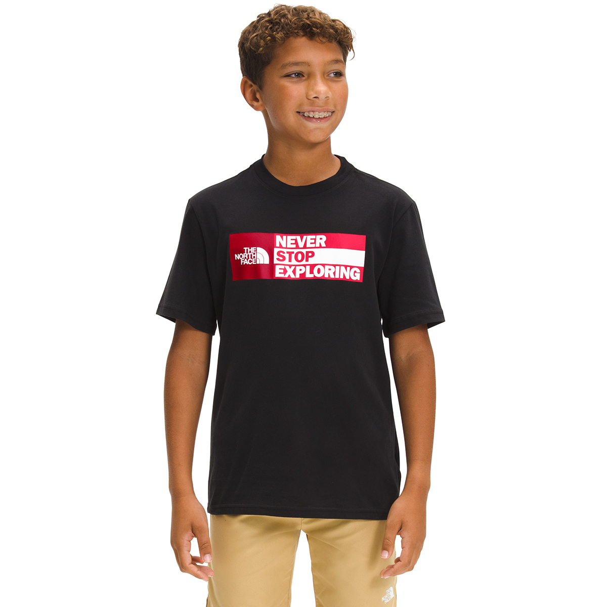 The North Face Boys Short-Sleeve Graphic Tee - Size XL