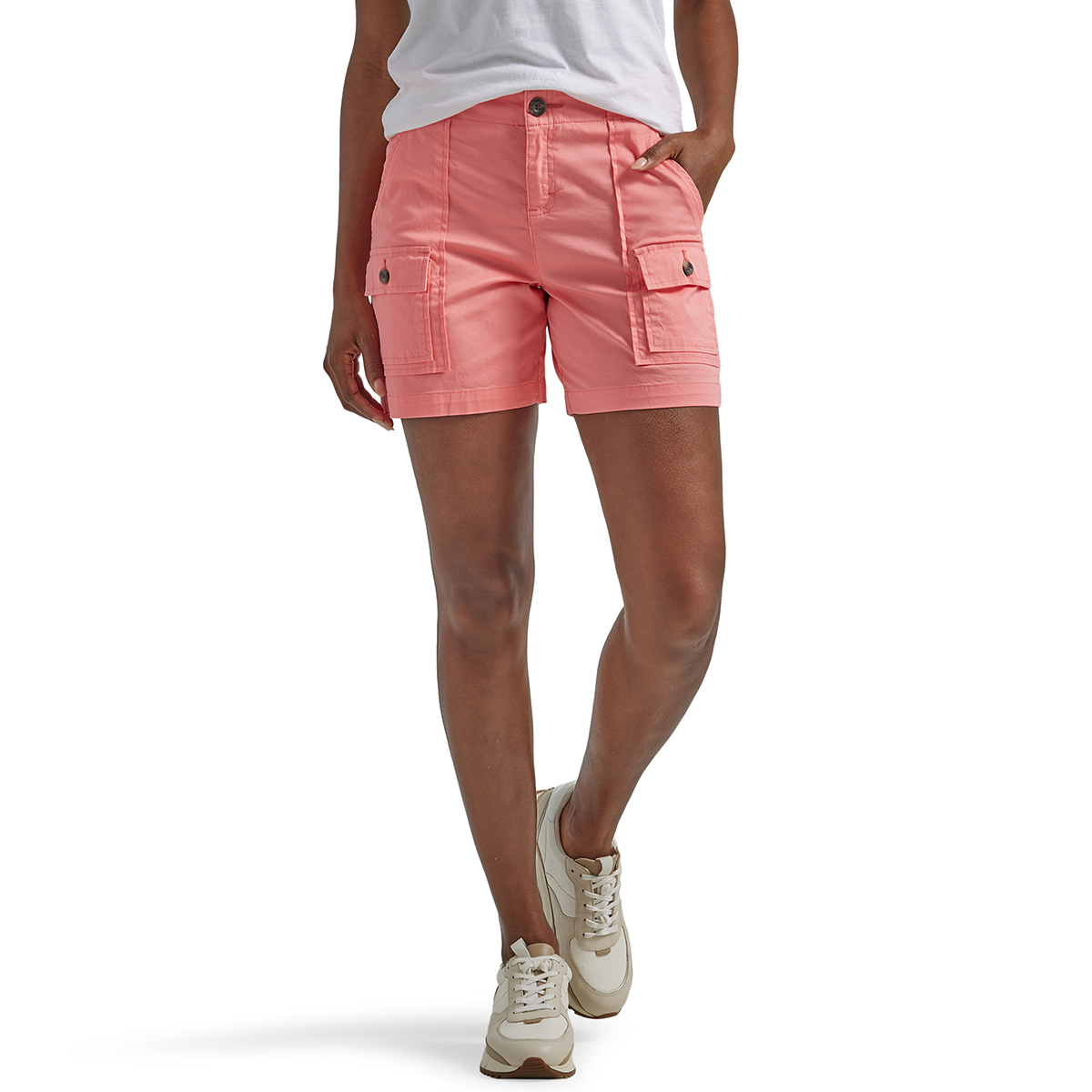 LEE Women's Flex-To-Go Relaxed Fit Cargo Shorts