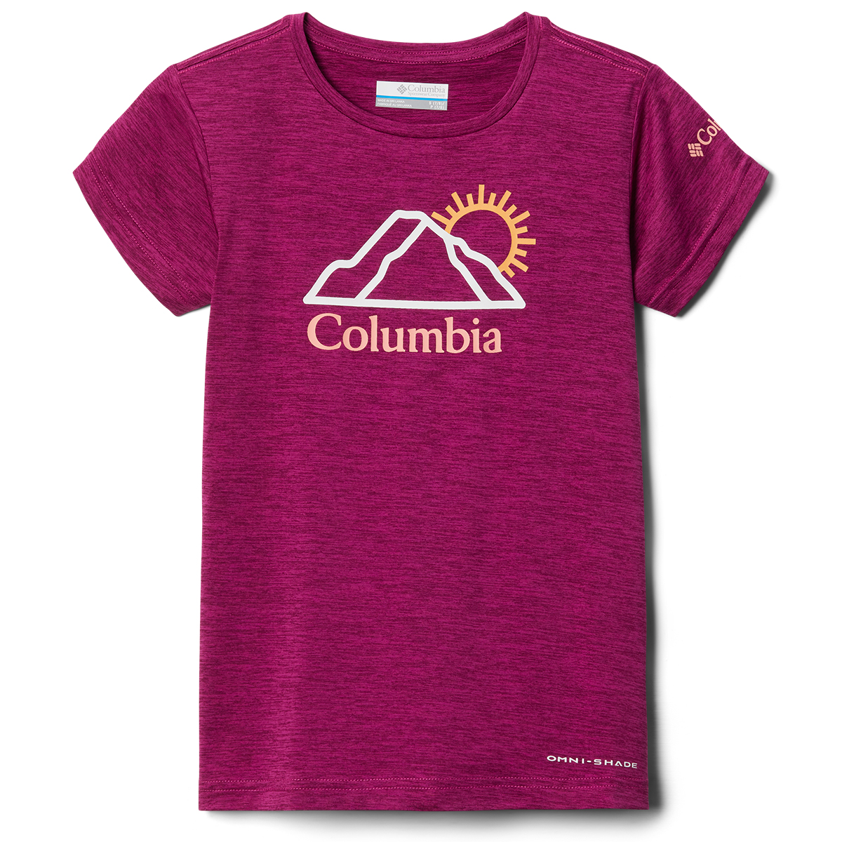 Columbia Girls' Mission Peak Short-Sleeve Graphic Tee - Size XL