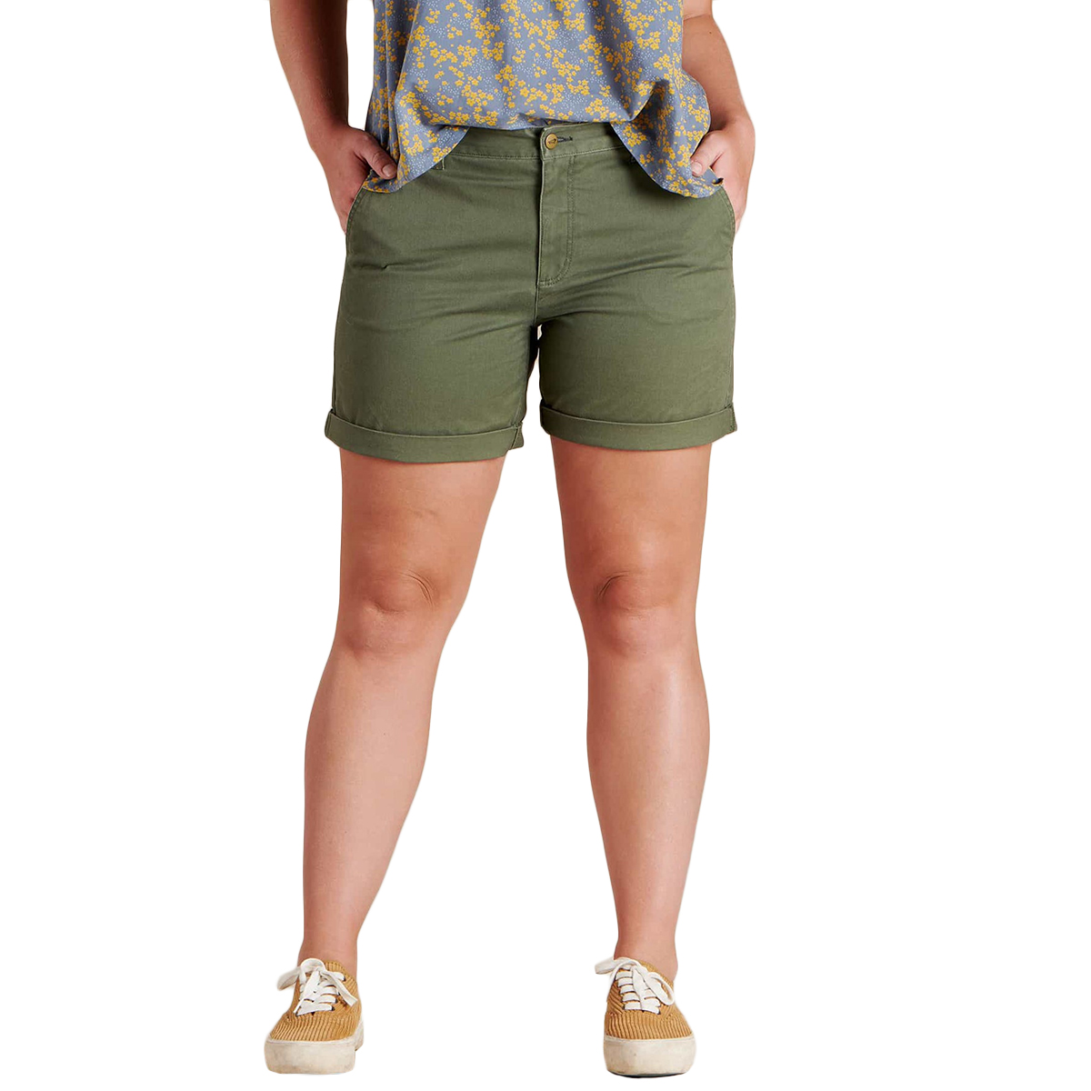 Toad & Co. Women's Cottonwood Boyfriend Shorts - Size 14