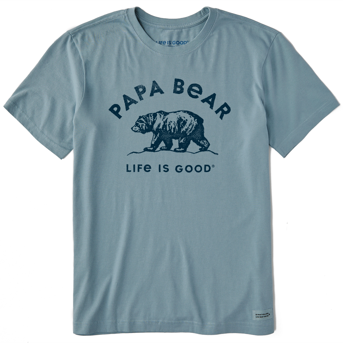 Life Is Good Men's Papa Bear Crusher Short-Sleeve Tee