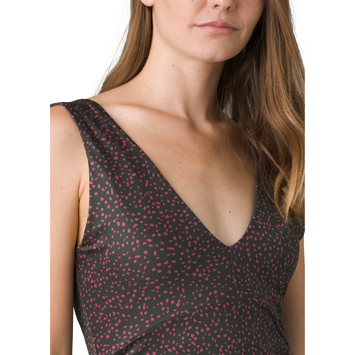 prAna - Wander in the lovely Pearl Isle Dress. 🌼 Made from a stretchy  recycled fabric that's great at wicking away sweat, this active dress also  comes with pockets and a built-in