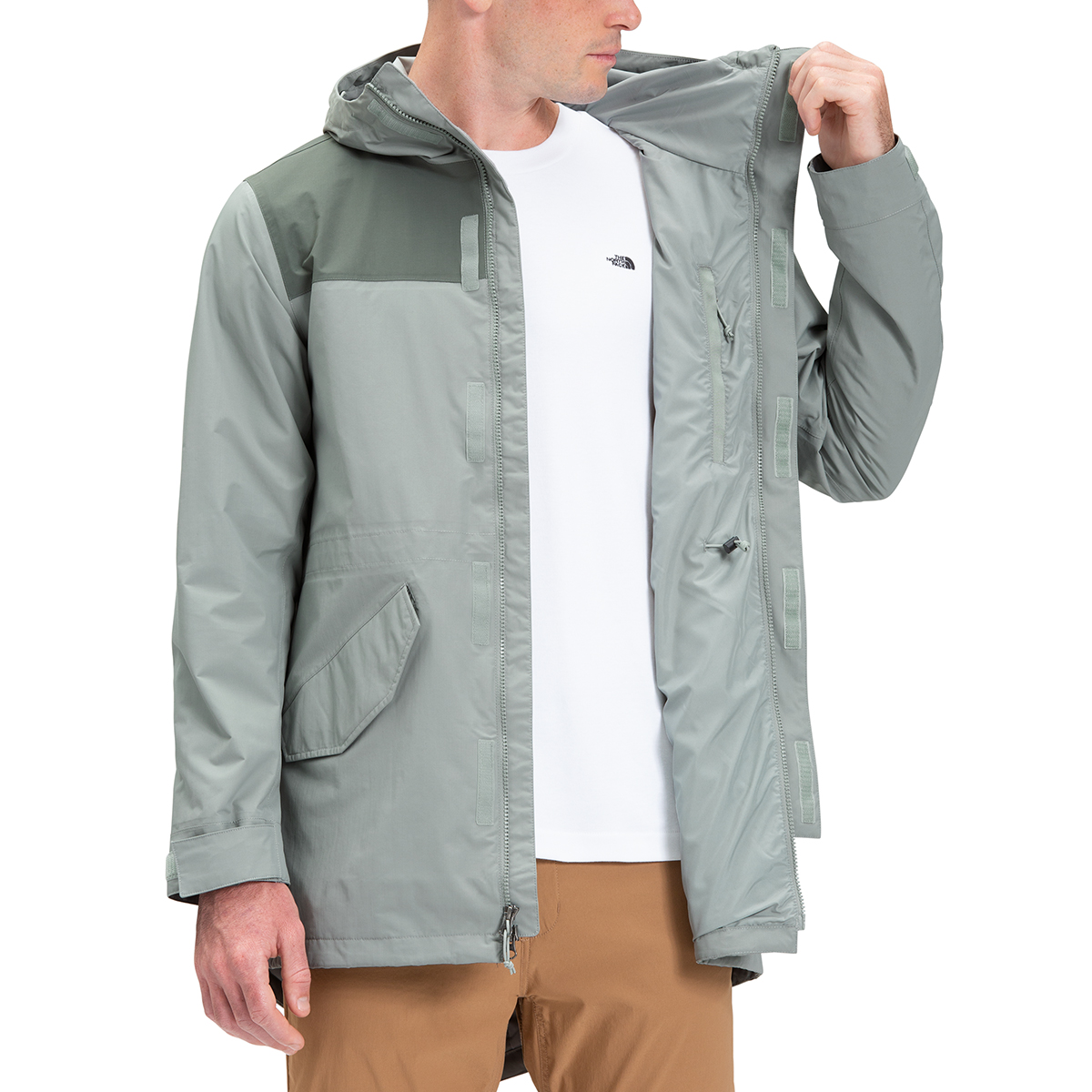 Mens city breeze rain clearance parka