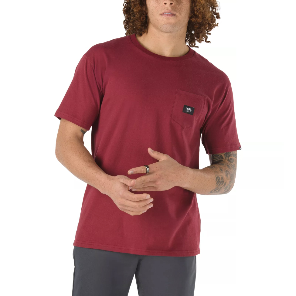 Vans Guys' Woven Patch Short Sleeve Pocket Tee