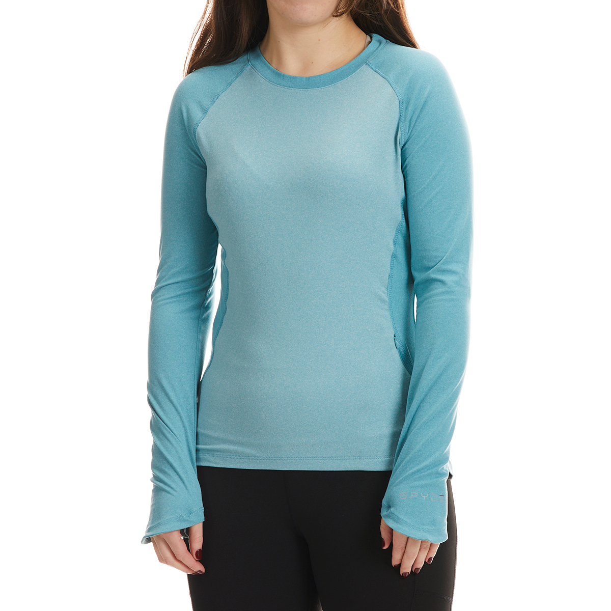 Spyder Women's Long Sleeve Crewneck Top W/ Thumbholes