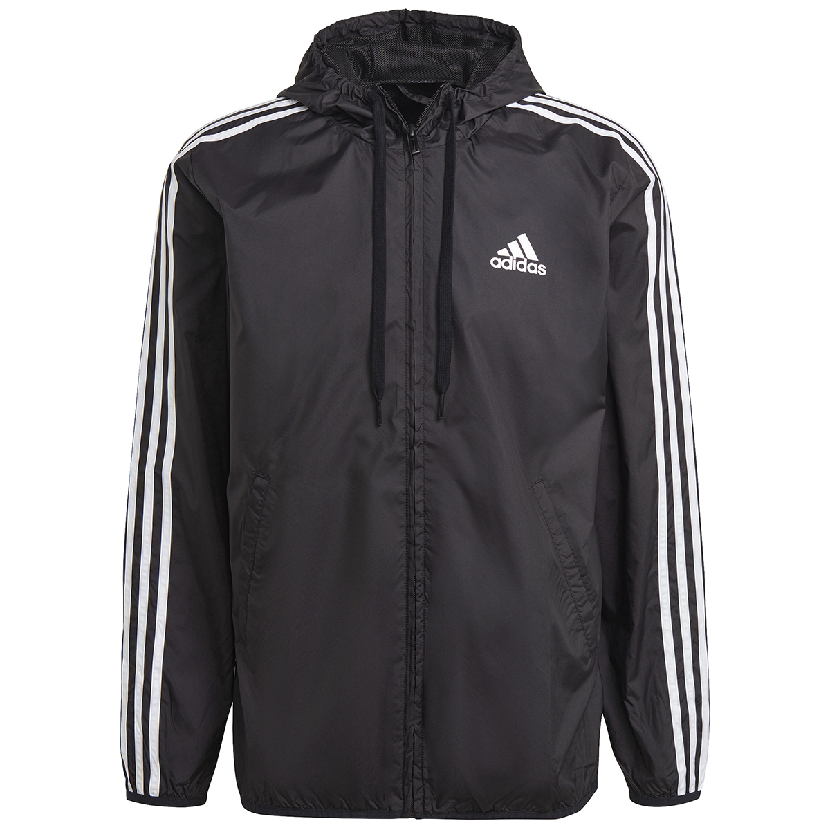 Adidas Men's Primegreen Essentials 3-Stripes Windbreaker