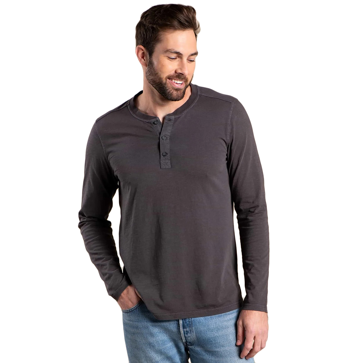 Men's Primo Long Sleeve Henley  Organic Cotton Shirt by Toad&Co