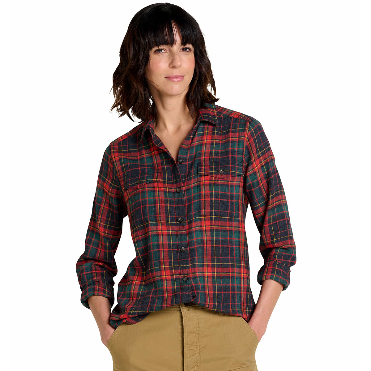 TOAD & CO Women's Re-Form Flannel Shirt