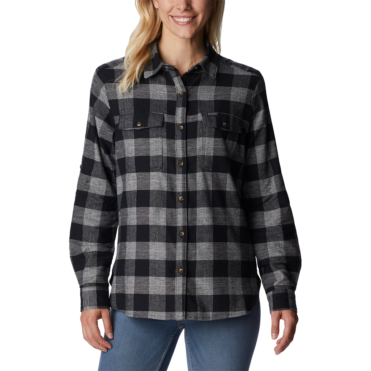 Columbia Women's Pine Street Stretch Flannel - Size L