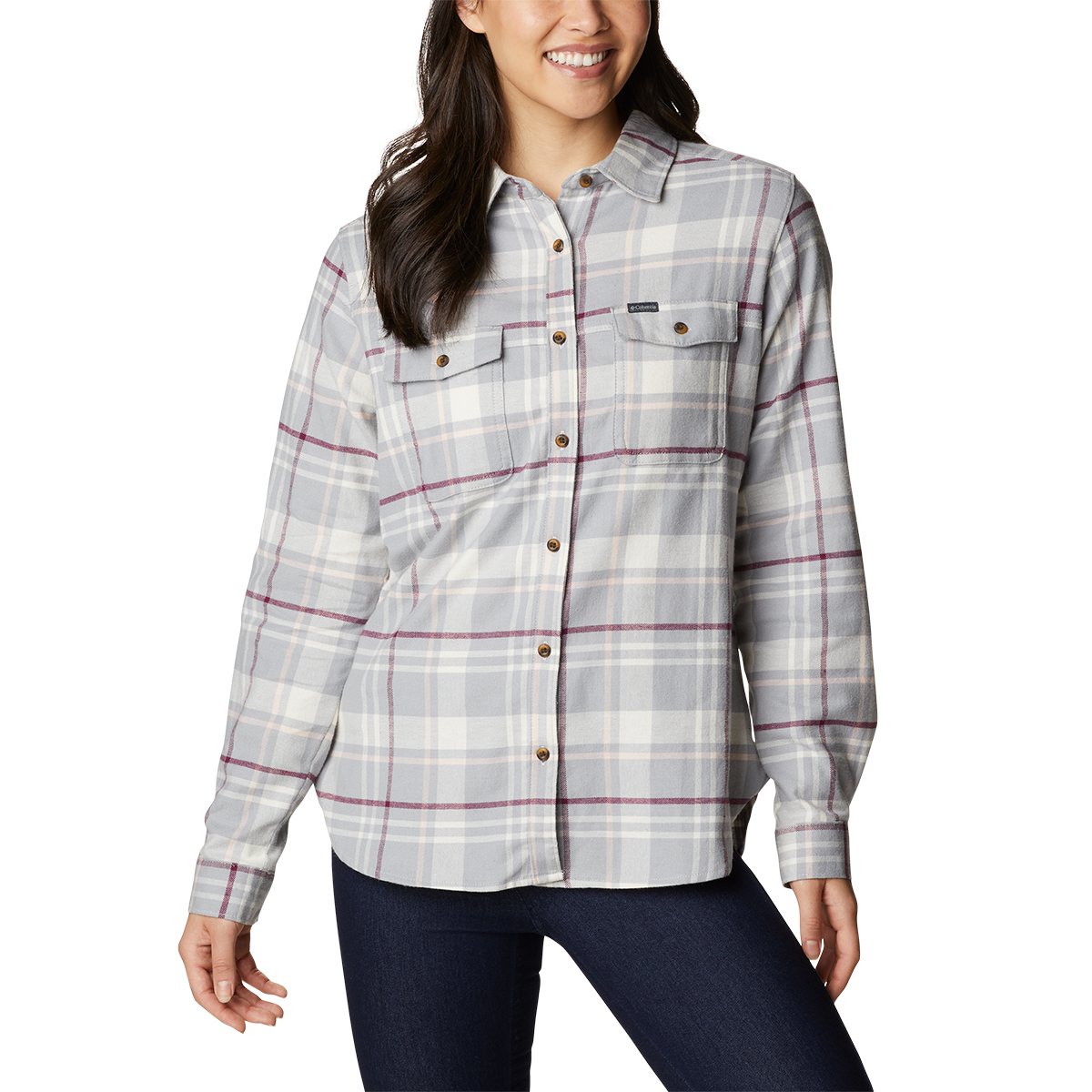 Columbia Women's Pine Street Stretch Flannel - Size S
