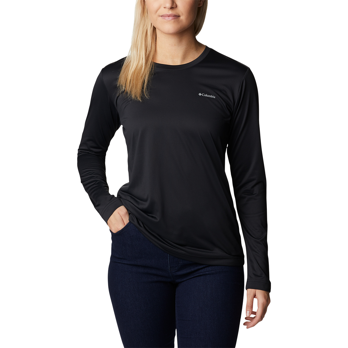 Columbia Women's Sun Trek Long-Sleeve Tee - Size L