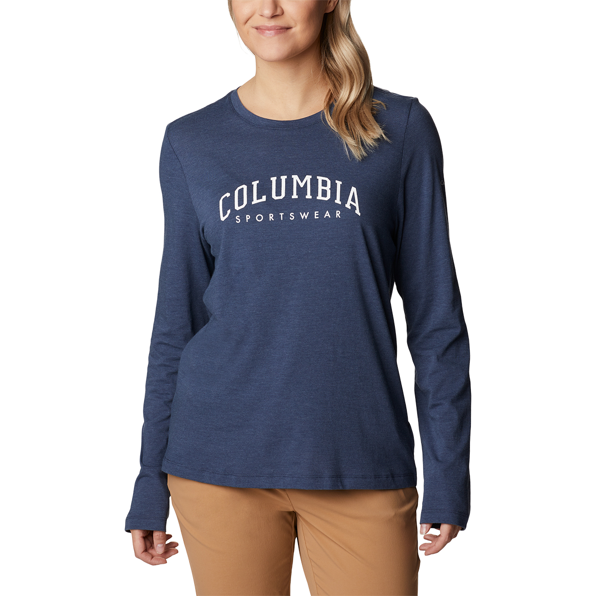 Columbia Women's Trek Relaxed Long-Sleeve Tee - Size L