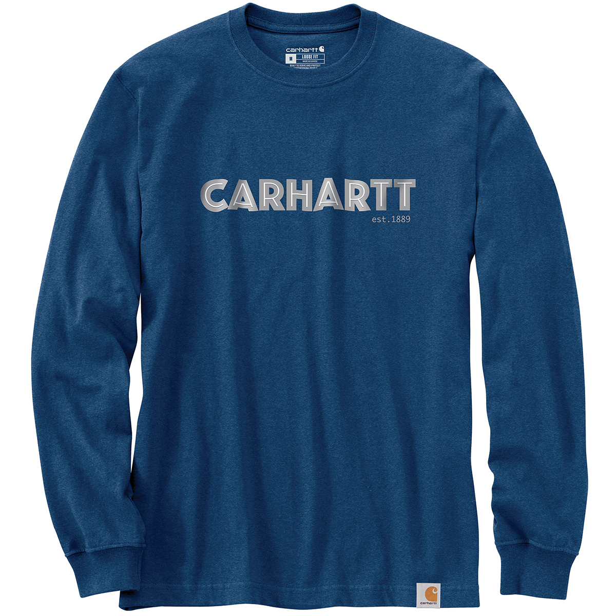 Carhartt Men's Loose Fit Heavyweight Long-Sleeve Graphic Tee