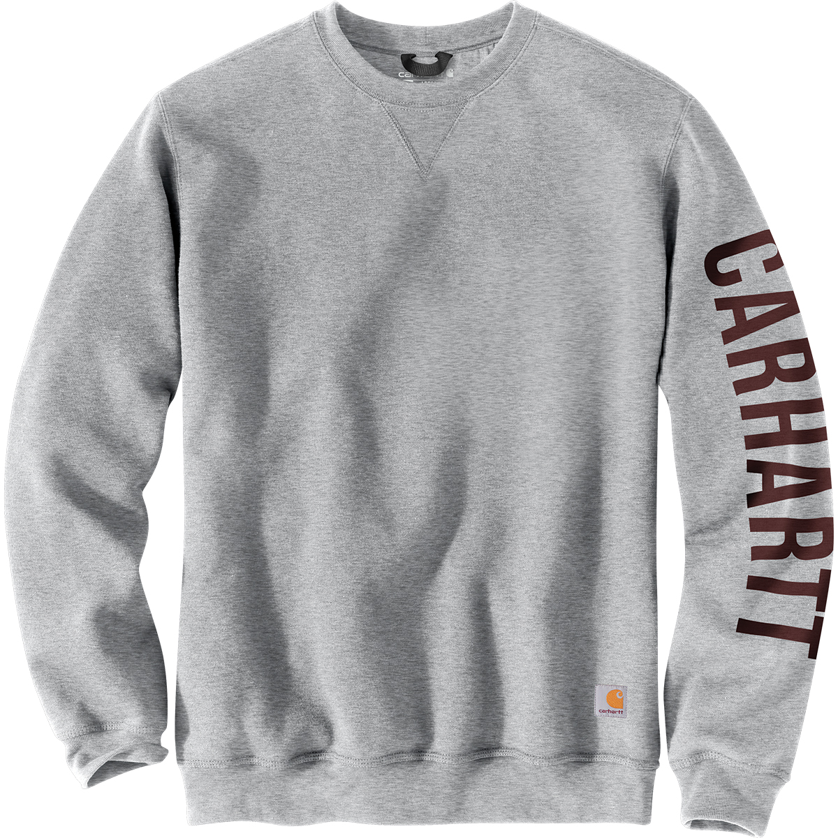 Carhartt Men's Loose Fit Crewneck Logo Sleeve Graphic Sweatshirt