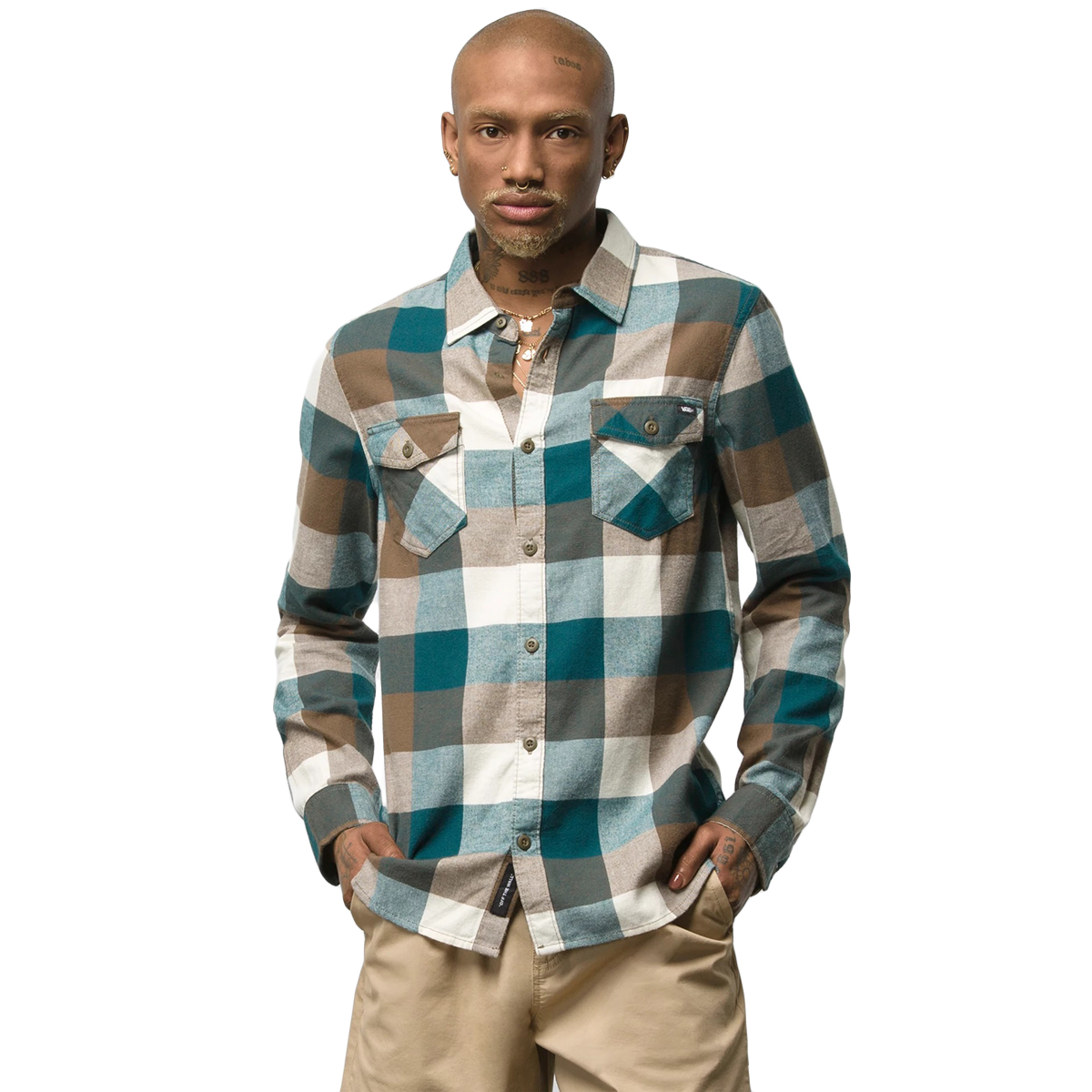 Vans Guys' Box Flannel Buttondown Shirt