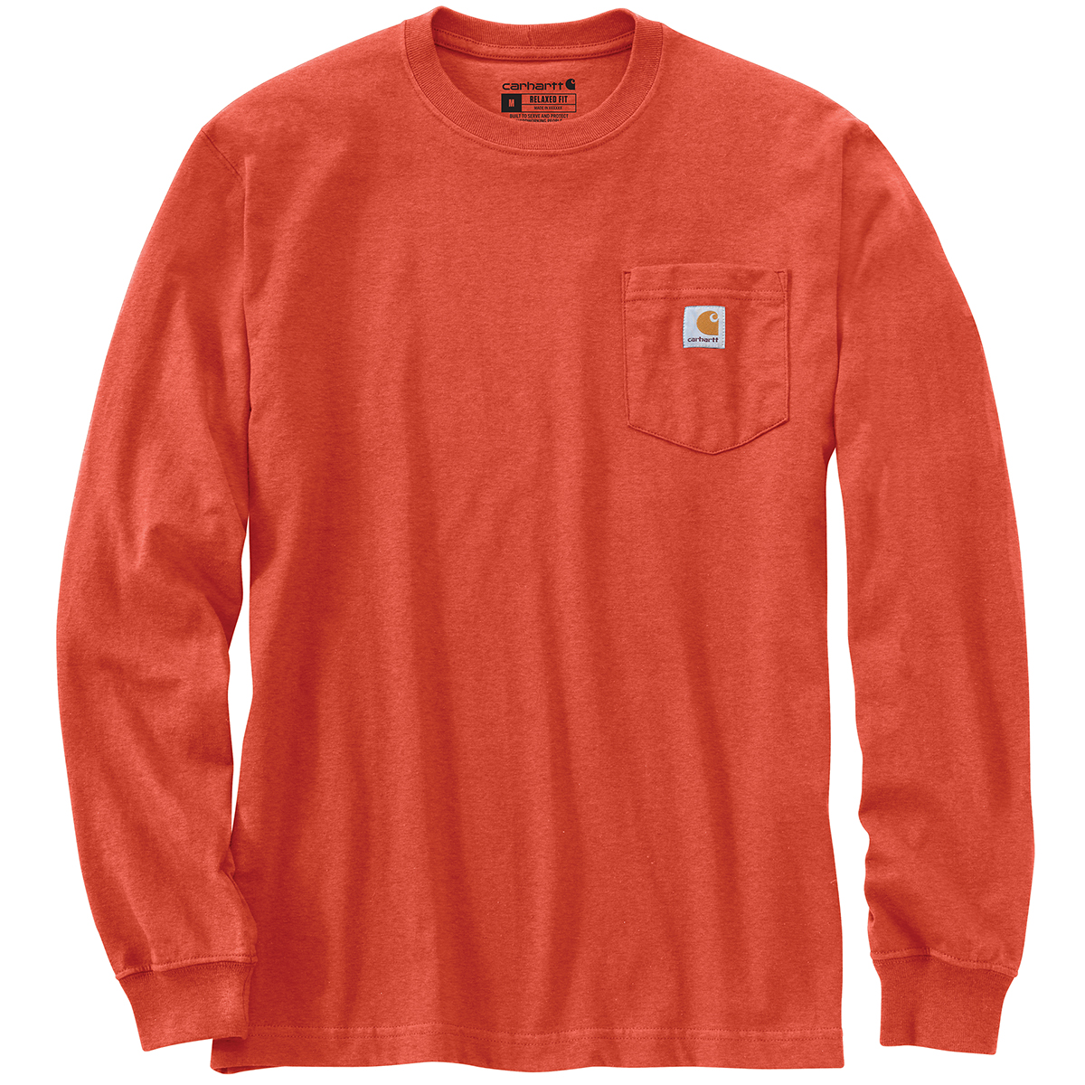 Carhartt Men's Relaxed Fit Heavyweight Long-Sleeve Pocket Tee