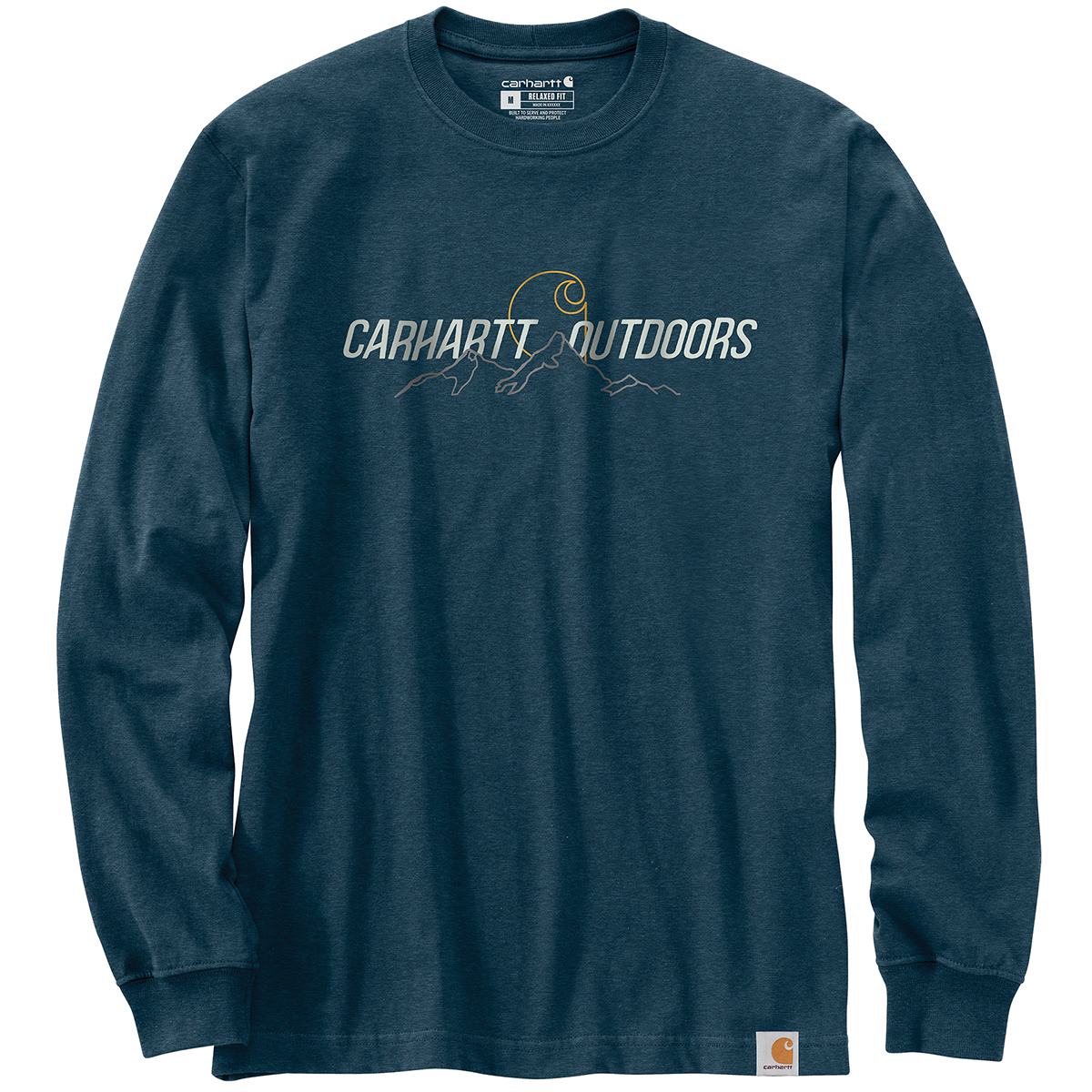 Carhartt Men's Relaxed Fit Heavyweight Long-Sleeve Graphic Tee