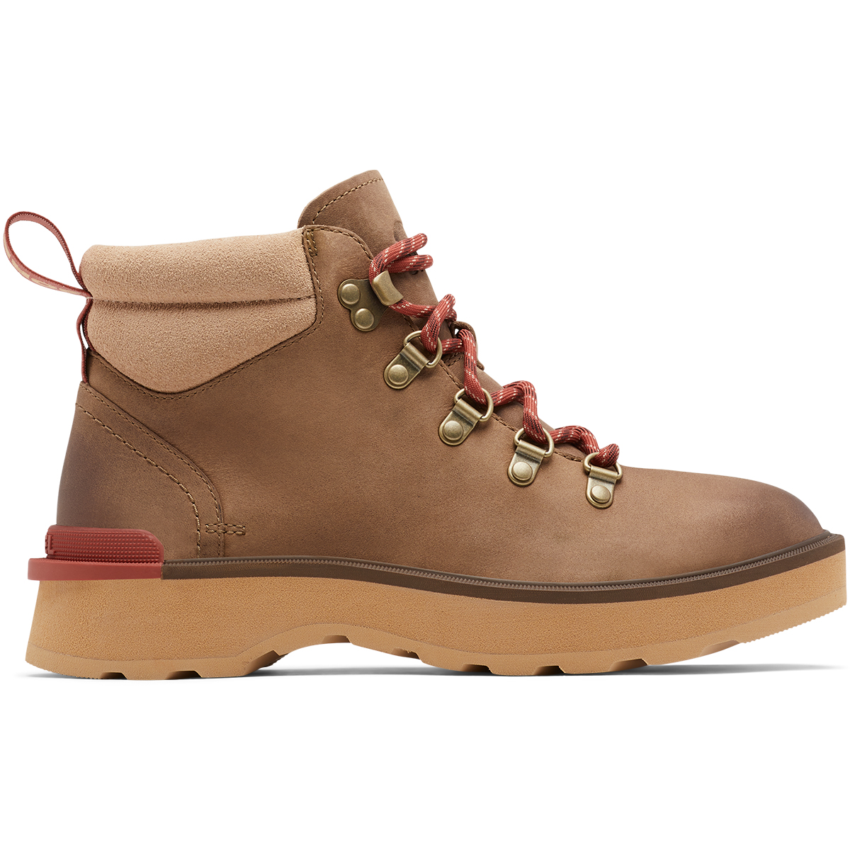 Size 7.5 SOREL Hi-Line Hiking Boot in Umber Tawny Buff at Nordstrom, 