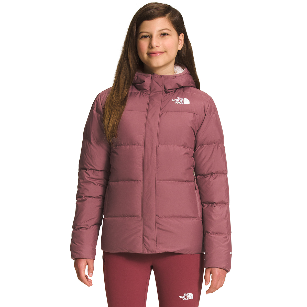 The North Face Girls North Down Fleece-Lined Parka